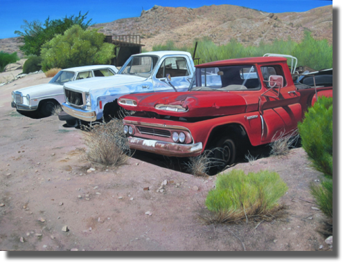 Off Road Vehicles (2013)
101 x 76 cm
oil on canvas